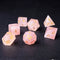 Dés en Quartz Rose