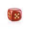 D6 en Jaspe rouge x6