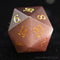 D20 en oeil de chat violet