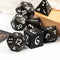 Dés en Bois Noir