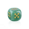D6 en Aventurine verte x6
