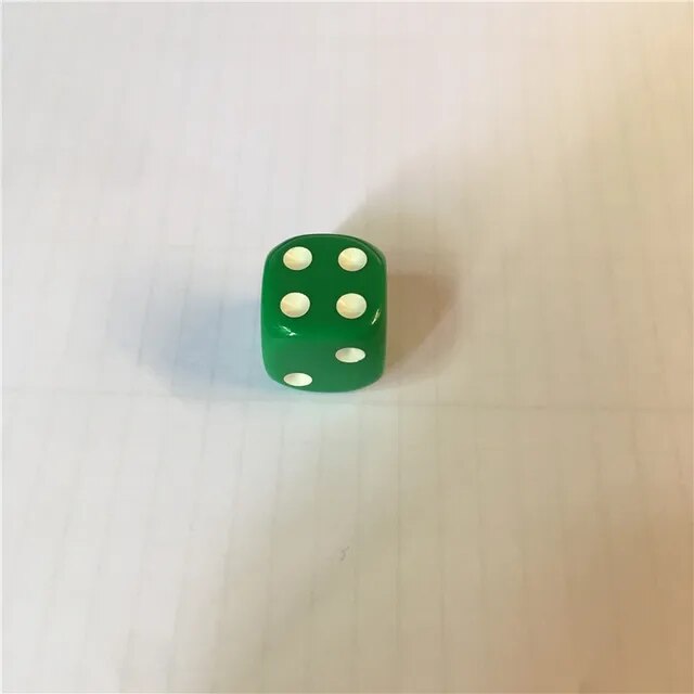 SIQUK 50 Pièces Jeu de dés 5 Couleurs Translucides 6 dés de coin