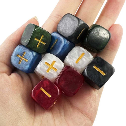 Lot de 10 dés Fate