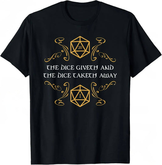 Tee-Shirt JDR - Le D20 Décide