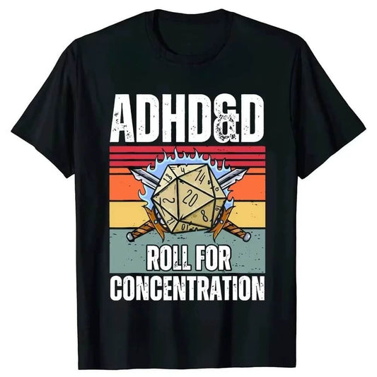 Tee-Shirt JDR - Jet de concentration