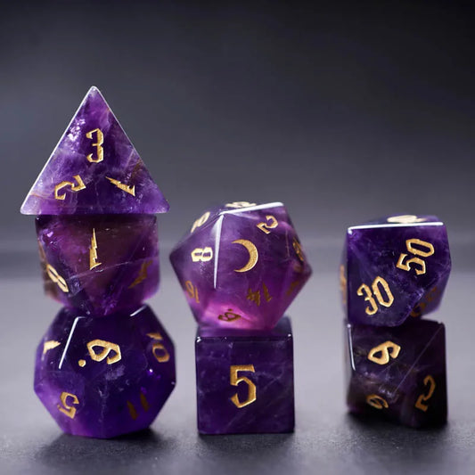 Dés de Sorcier en Améthyste