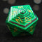 D20 en malachite verte
