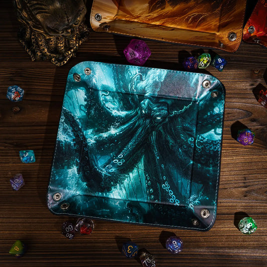 Piste de dés imprimé Cthulhu
