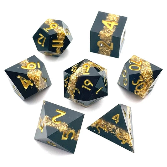 Dés de JDR de Luxe Pailletés
