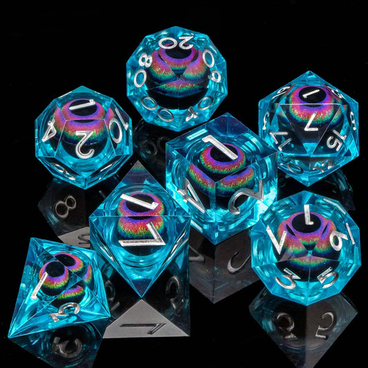 Set de dés œil maléfique