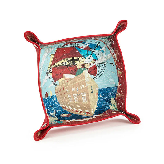 Piste de dés carrée motif navire