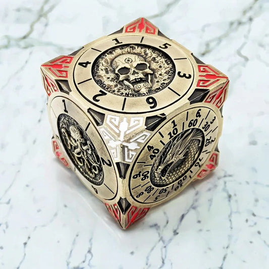 D6 en Métal Gyroscopique