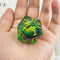 D20 géant œil vert