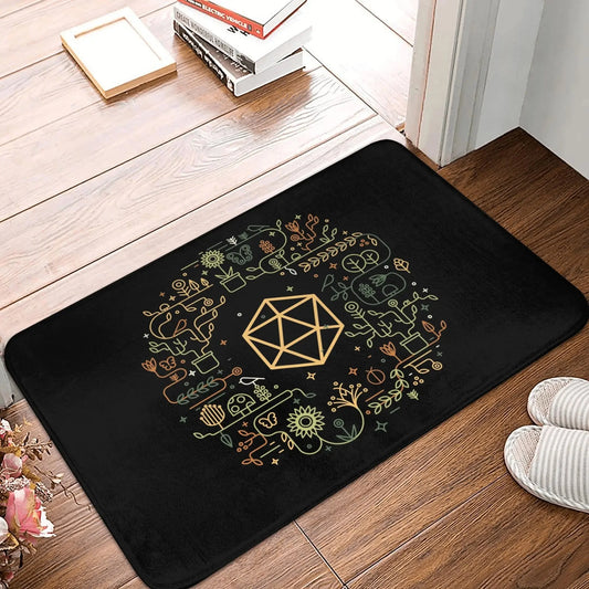 Tapis de bain JDR - Cercle du D20