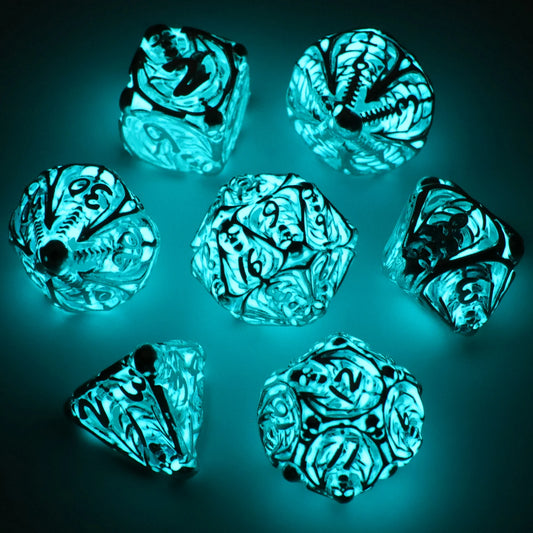 Set de Dés Brillant en Métal