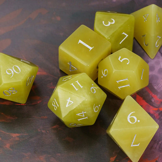 Set de Dés en Jade