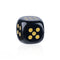 D6 en obsidienne x6