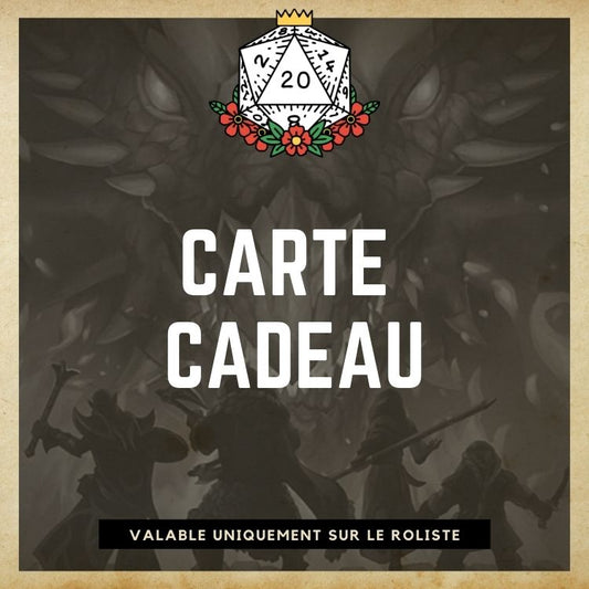 Carte Cadeaux JDR