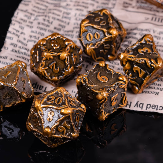 Set de Dés en Métal - L'appel de Cthulhu