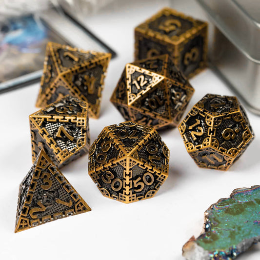 Set de Dés en Métal - Les Chaines du Dragon