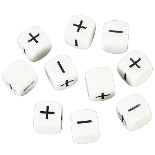Set de Dés Fate Noir et Blanc