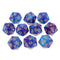 D20 marbré (lot de 10)