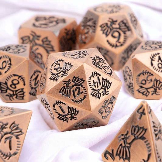 Set de Dés en Métal Gentil Dragon