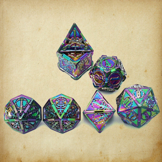 Set de dés en métal - L'âme du spadassin