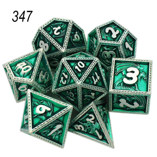 Dés en Métal Dragon