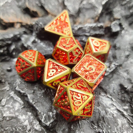 Dés de JDR en Métal Donjons et Dragons