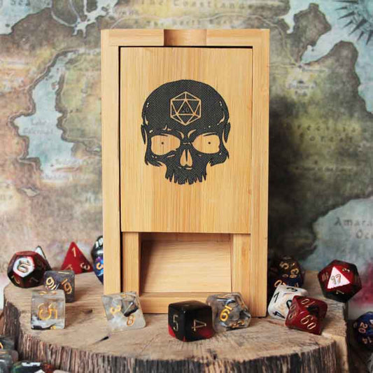 Tour à dés en bois