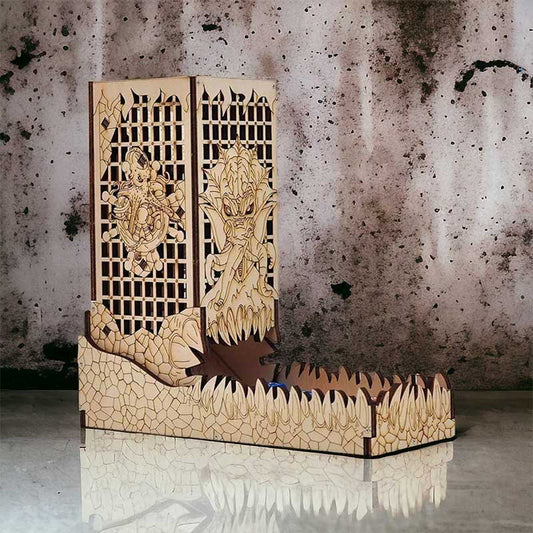Tour à dés en bois - Illithid