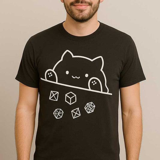T-Shirt JDR - Chat Rôliste